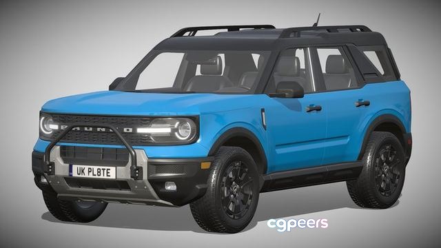 3D Game Assets - 2025 Ford Bronco Sport 3D Game Assets - 2025 Ford Bronco Sport