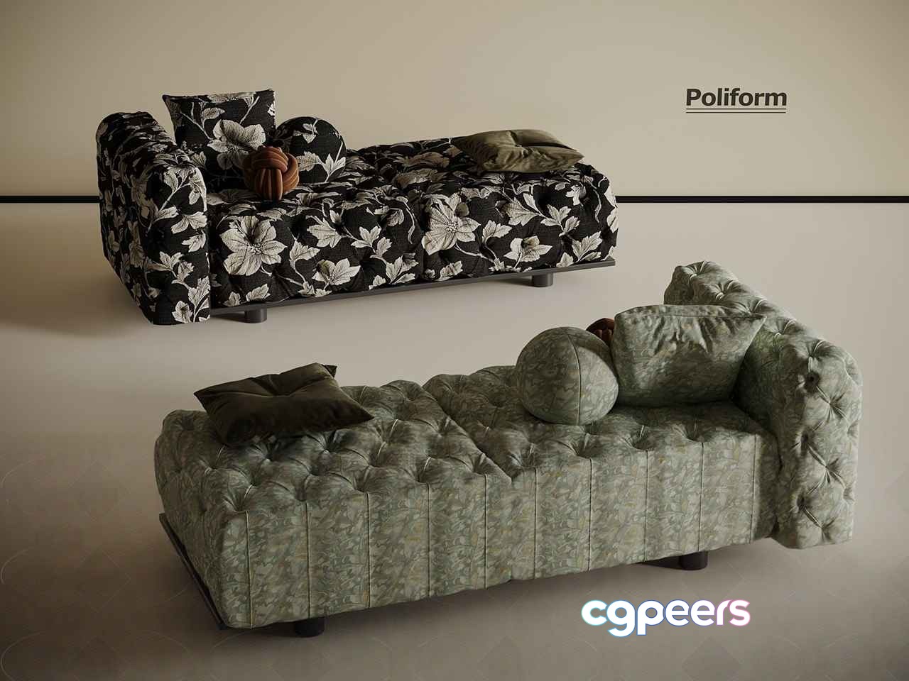 Modern Furniture 3D Model - 16410 - VRAY Render