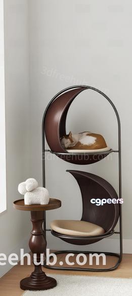 Cozy Cat Furniture 3D Model - 23282 - VRAY Render