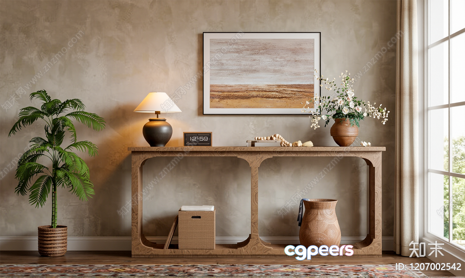 Modern Living Room 3D Model - 10414 - VRAY Render