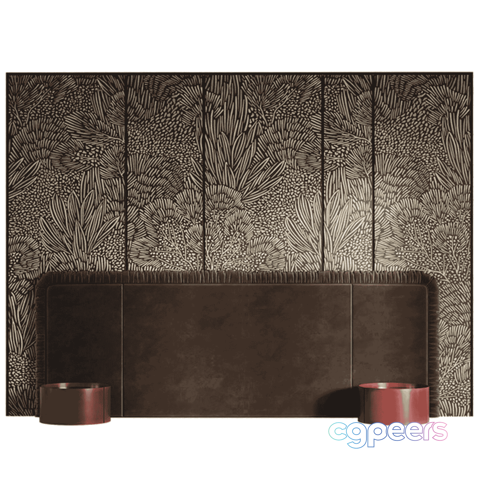 Modern Headboard Design 3D Model - 15826 - CORONA Render Modern Headboard Design 3D Model - 15826 - CORONA Render