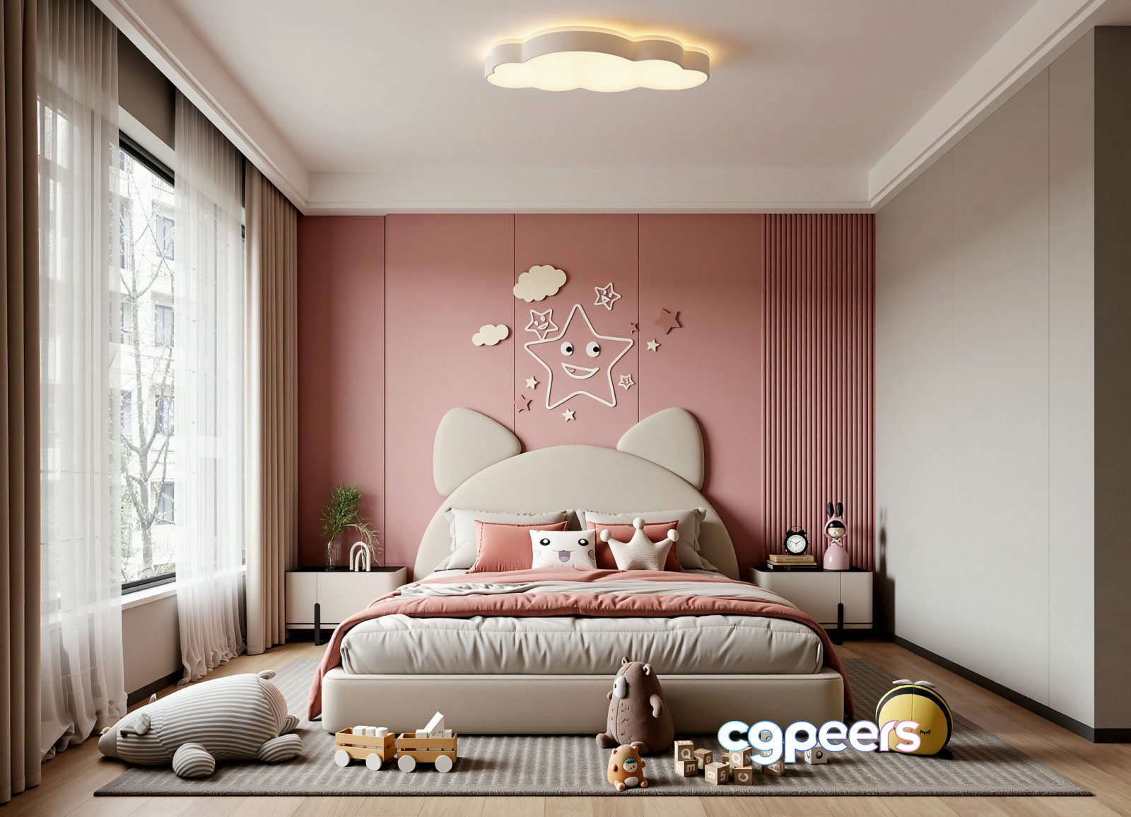 Cozy Kids' Bedroom 3D Model - 7596 - VRAY Render Cozy Kids' Bedroom 3D Model - 7596 - VRAY Render