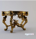 Gold Ornate Table 3D Model - 5867 - VRAY Render
