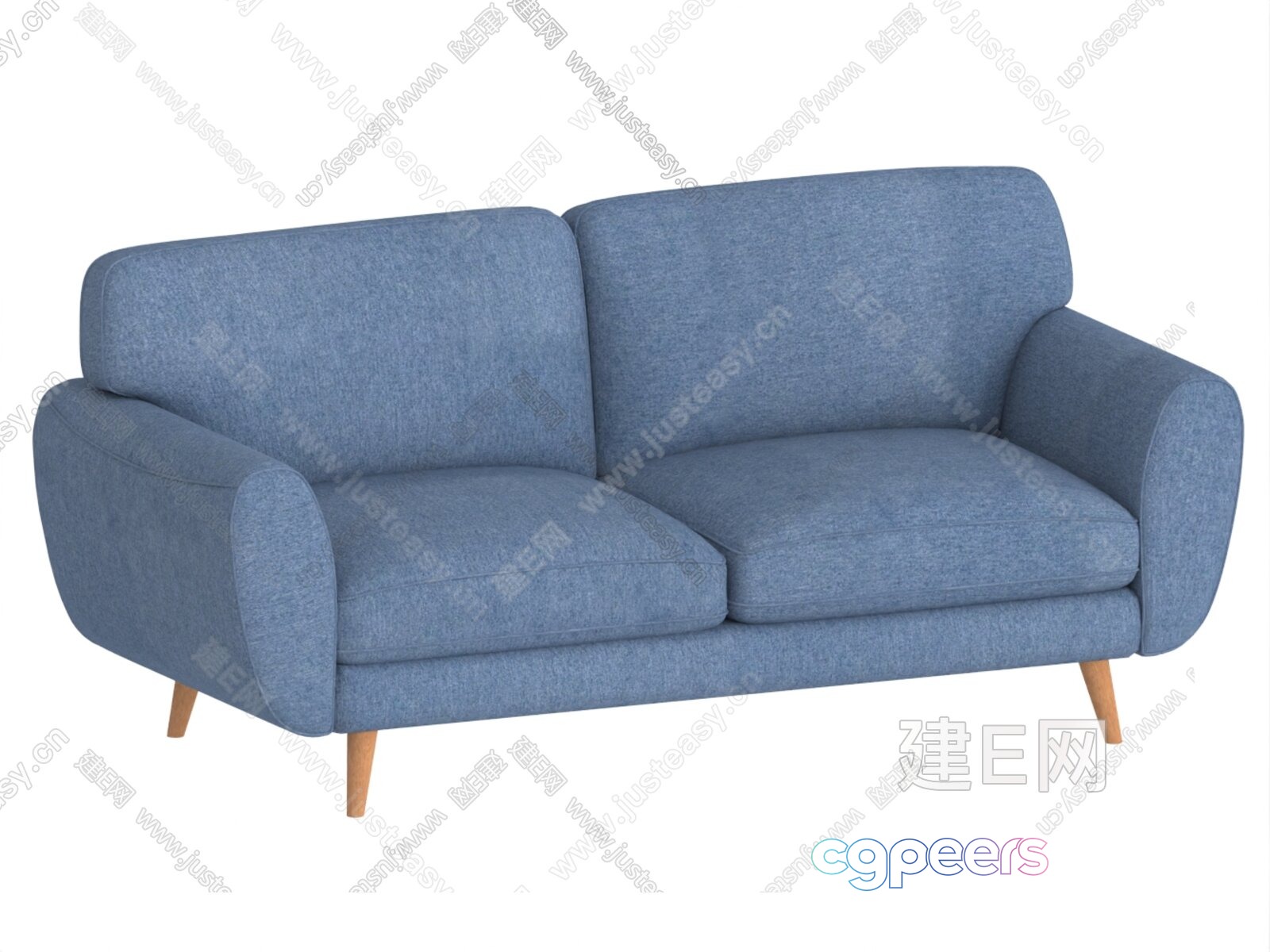Mid-Century Modern Sofa 3D Model - 9180 - VRAY Render Mid-Century Modern Sofa 3D Model - 9180 - VRAY Render
