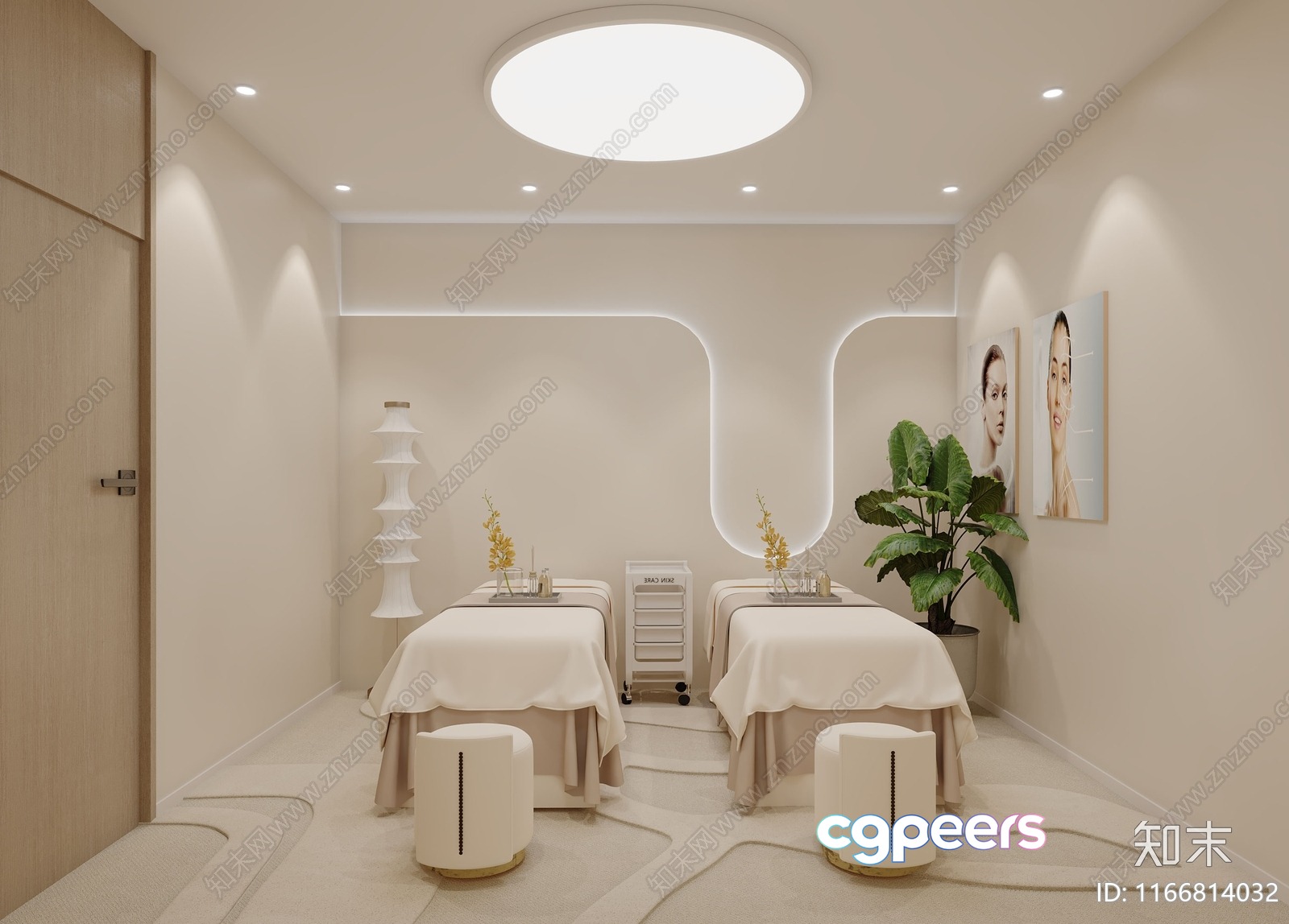 Modern Spa Room 3D Model - 3188 - VRAY Render Modern Spa Room 3D Model - 3188 - VRAY Render