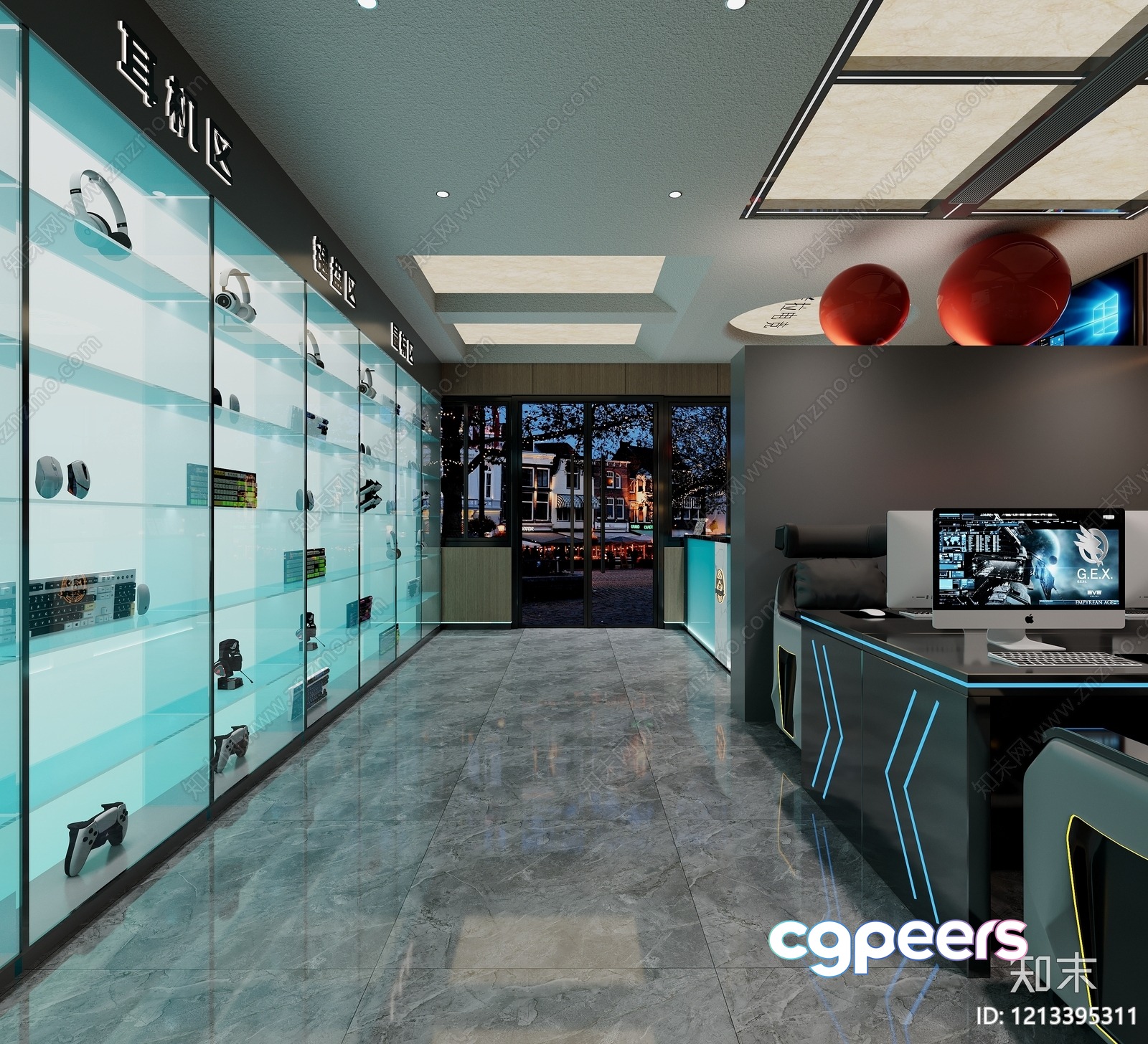 Modern Office Space 3D Model - 6720 - VRAY Render Modern Office Space 3D Model - 6720 - VRAY Render