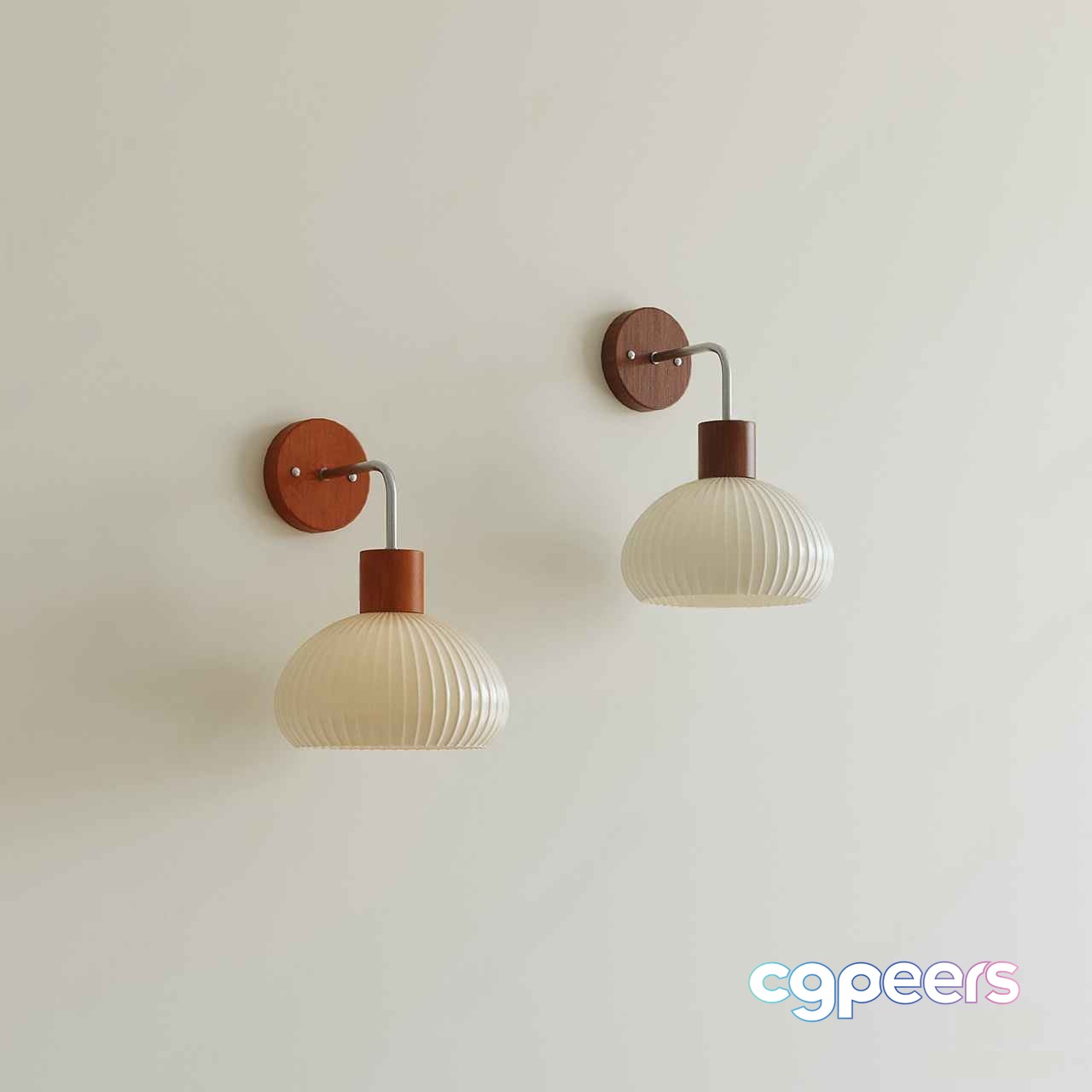 Mid-Century Modern Wall Sconces 3D Model - 8683 - CORONA Render Mid-Century Modern Wall Sconces 3D Model - 8683 - CORONA Render