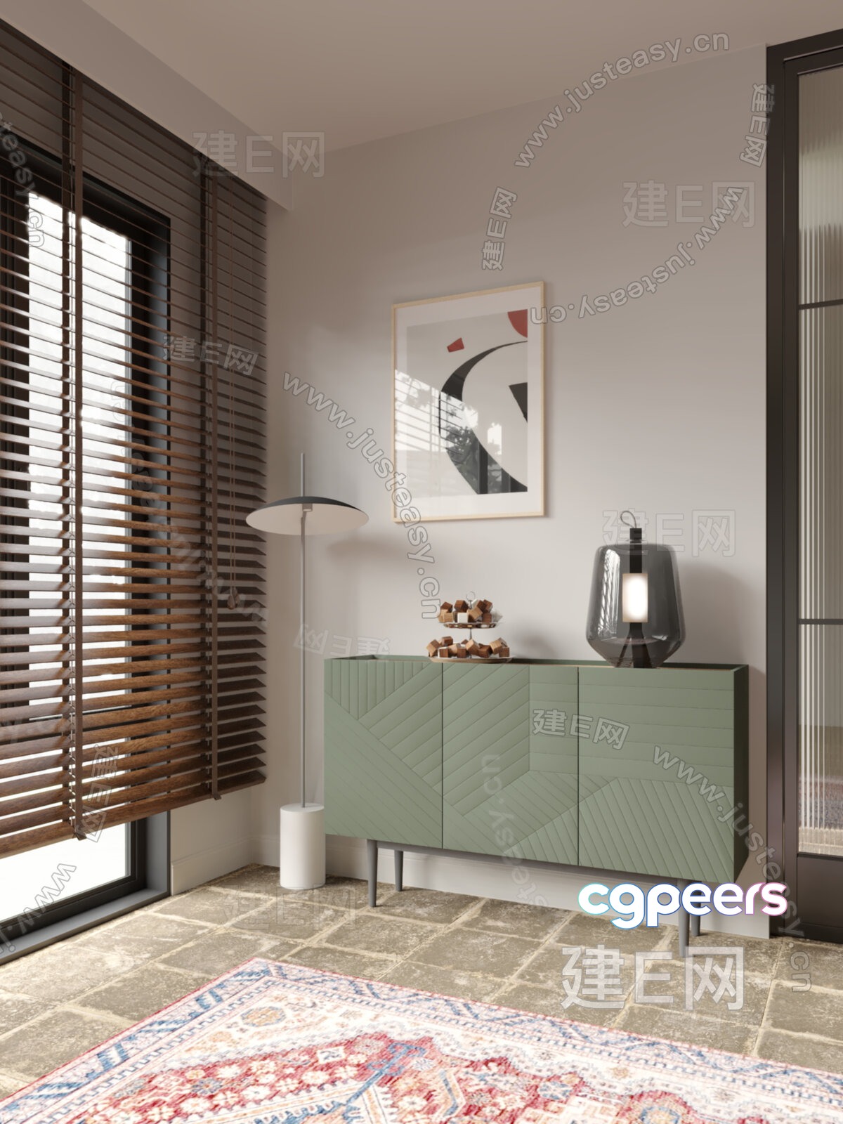 Modern Living Room 3D Model - 13037 - VRAY Render Modern Living Room 3D Model - 13037 - VRAY Render