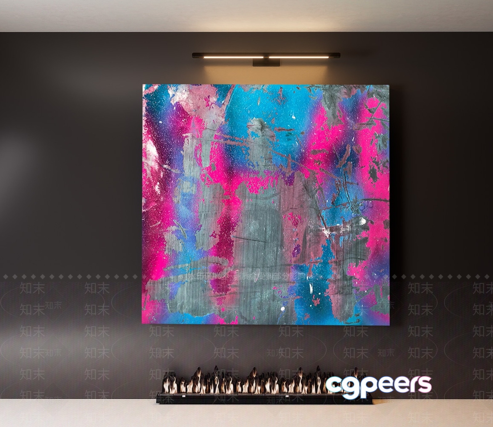 Abstract Art Piece 3D Model - 3535 - VRAY Render