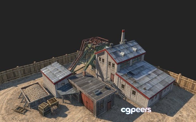 3D Game Assets - Ore Mine (Level 1) 3D Game Assets - Ore Mine (Level 1)