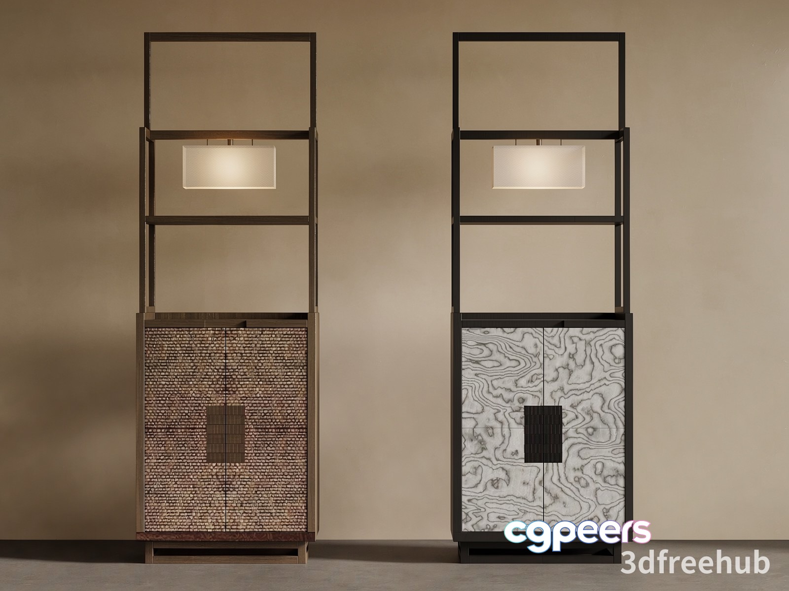 Modern Tall Cabinets 3D Model - 21851 - VRAY Render
