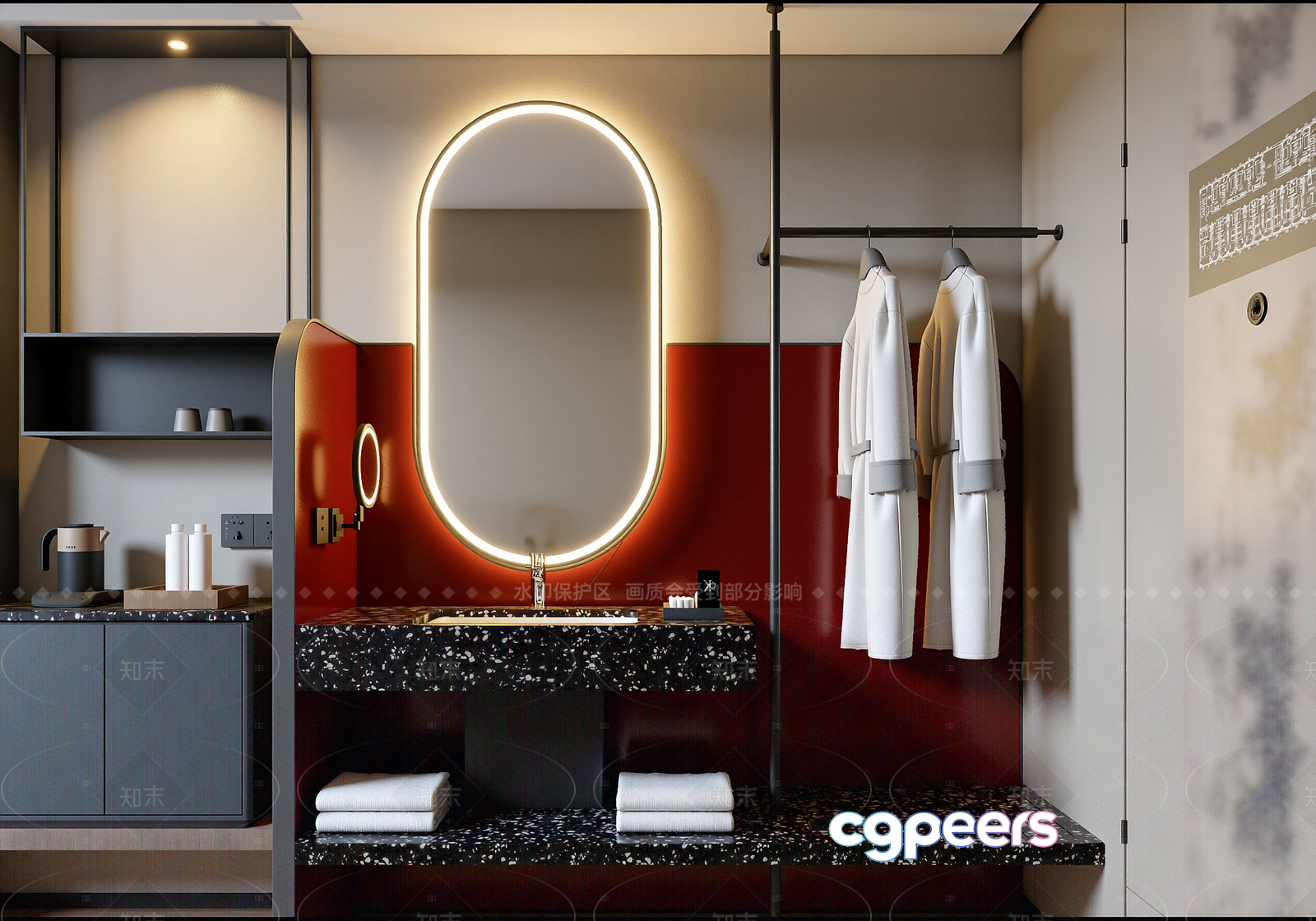 Modern Bathroom 3D Model - 23223 - VRAY Render Modern Bathroom 3D Model - 23223 - VRAY Render