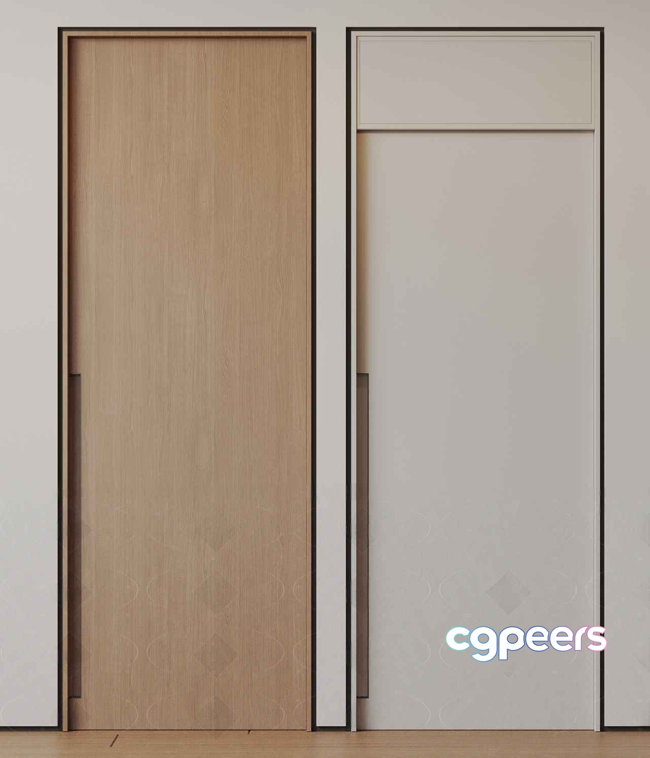 Modern Minimalist Doors 3D Model - 6951 - CORONA Render Modern Minimalist Doors 3D Model - 6951 - CORONA Render