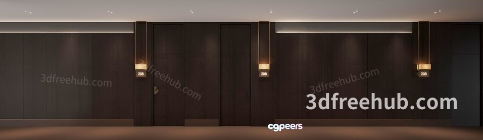 Modern Room Interior 3D Model - 19644 - VRAY Render