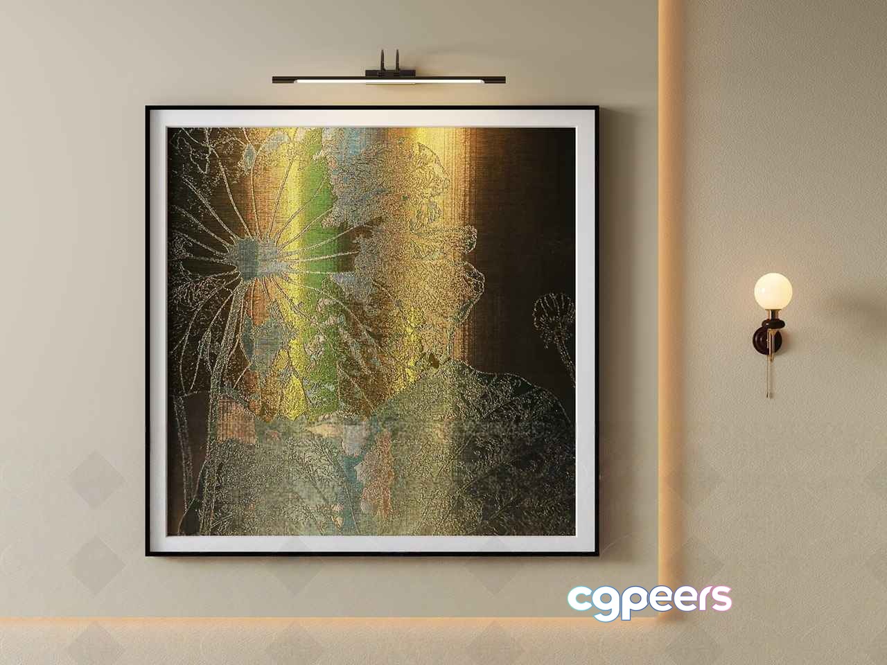 Modern Light Fixture 3D Model - 1664 - VRAY Render