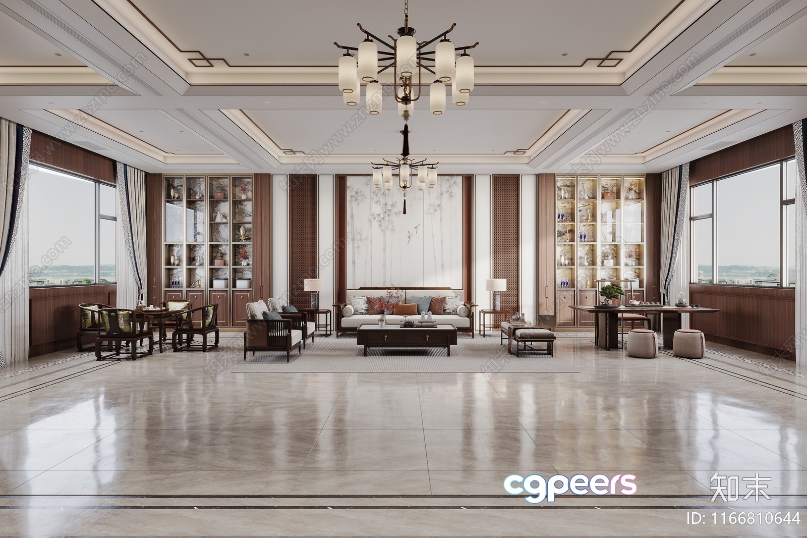 Modern Living Room 3D Model - 23647 - CORONA Render Modern Living Room 3D Model - 23647 - CORONA Render