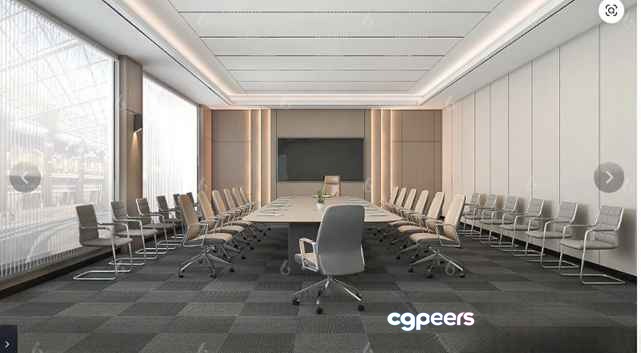 Modern Conference Room 3D Model - 9962 - VRAY Render Modern Conference Room 3D Model - 9962 - VRAY Render