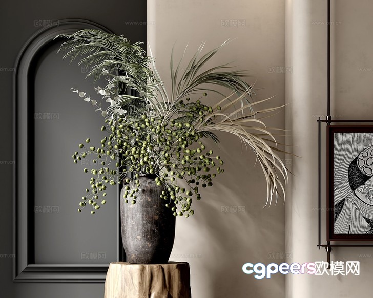 Cozy Living Room 3D Model - 8786 - VRAY Render