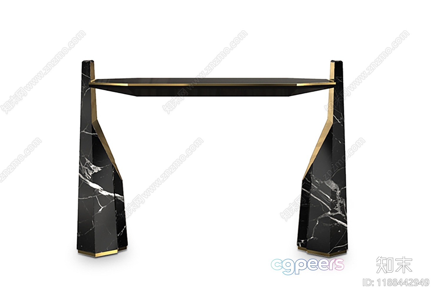 Modern Marble Table 3D Model - 20622 - CORONA Render