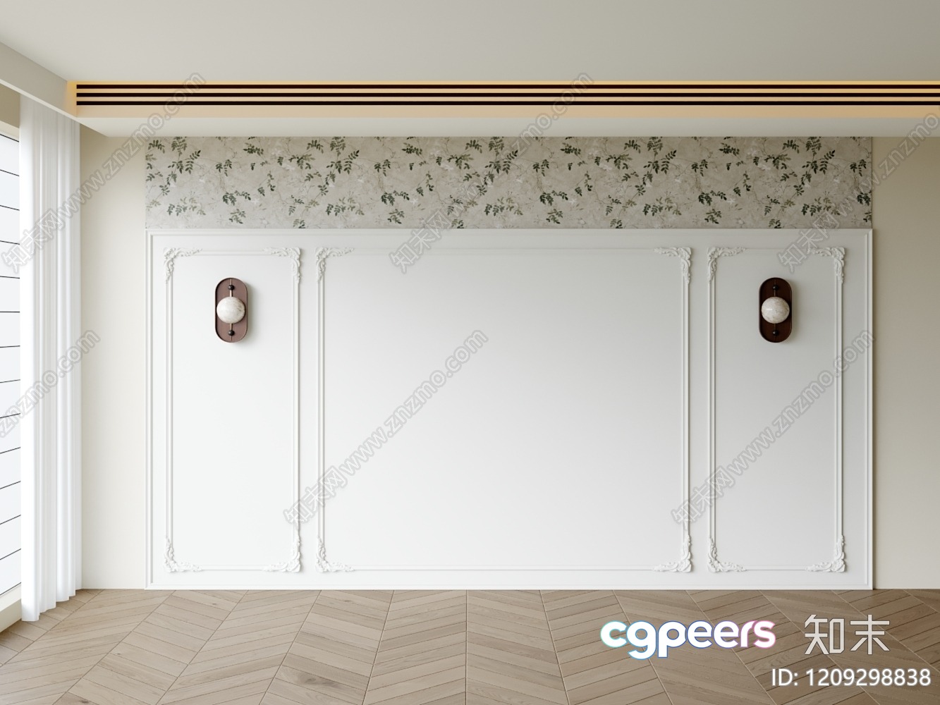 Modern White Room 3D Model - 5968 - VRAY Render Modern White Room 3D Model - 5968 - VRAY Render