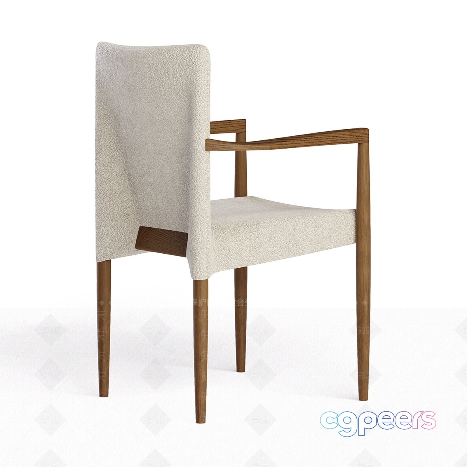 Modern Wooden Chair 3D Model - 16862 - CORONA Render Modern Wooden Chair 3D Model - 16862 - CORONA Render