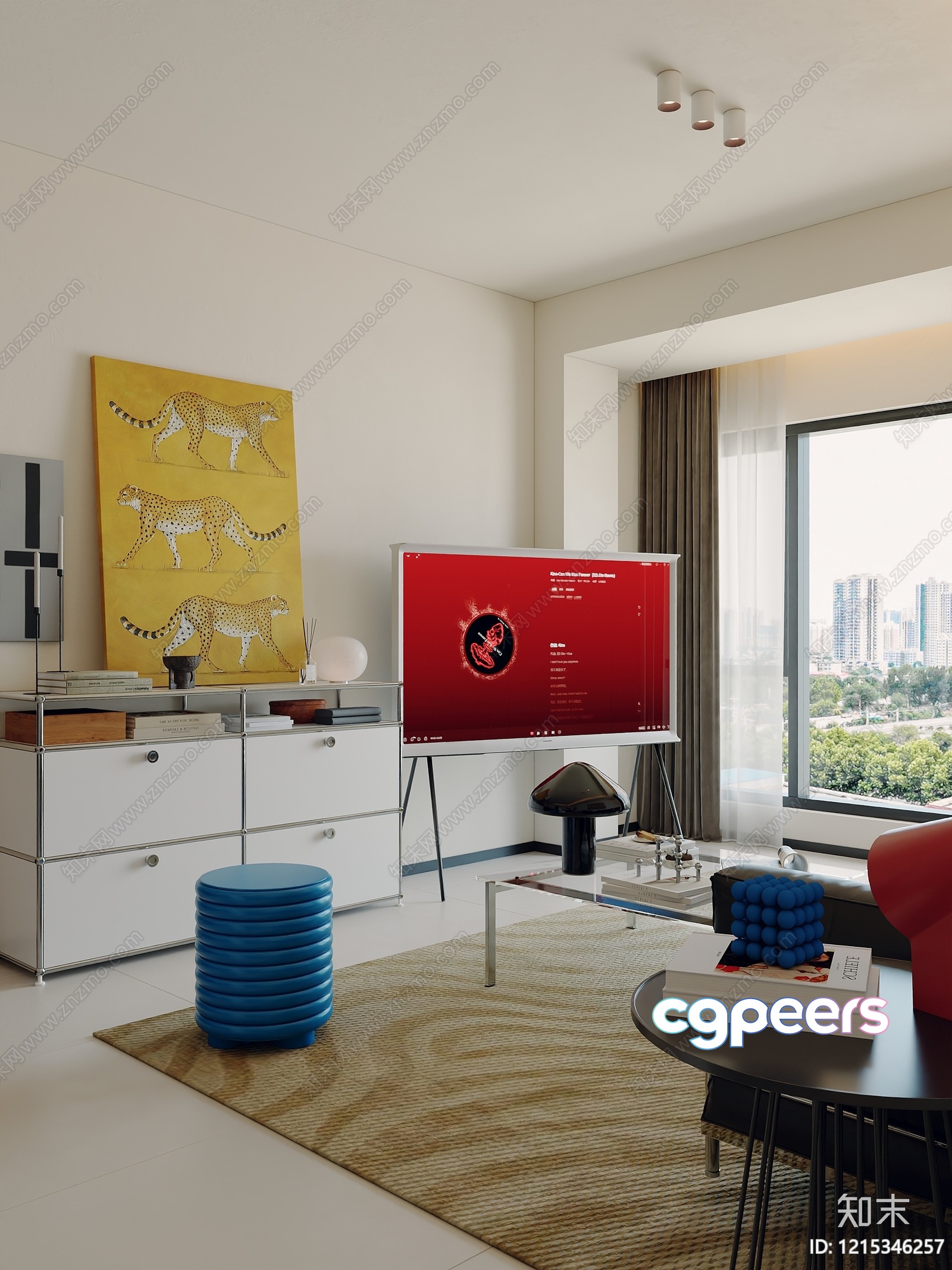 Modern Living Room 3D Model - 9991 - VRAY Render Modern Living Room 3D Model - 9991 - VRAY Render