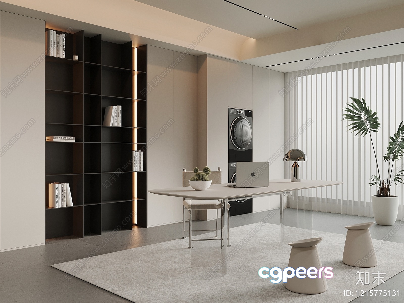Modern Office Space 3D Model - 10652 - VRAY Render Modern Office Space 3D Model - 10652 - VRAY Render