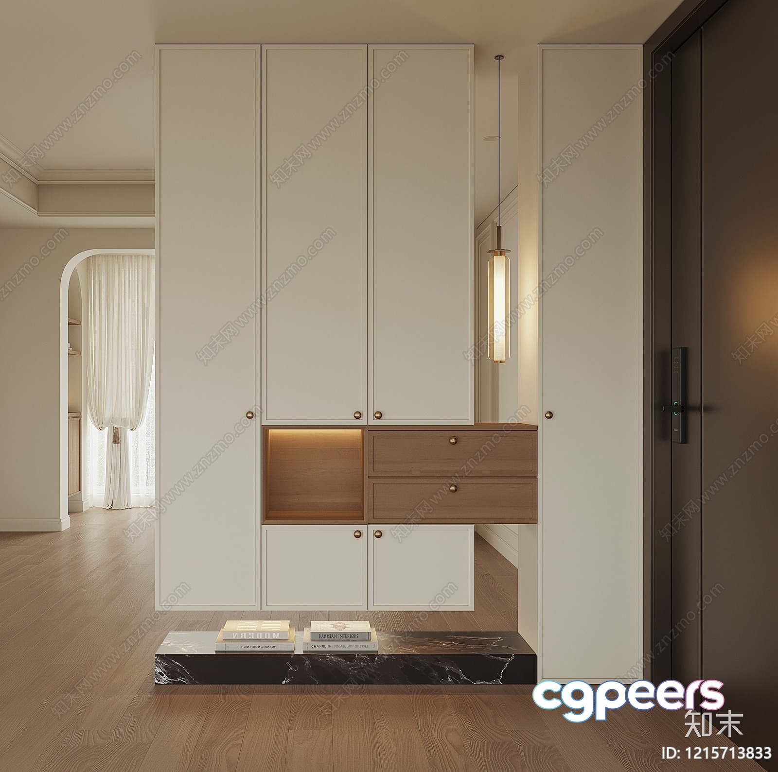 A Modern Cabinet 3D Model - 11689 - VRAY Render A Modern Cabinet 3D Model - 11689 - VRAY Render