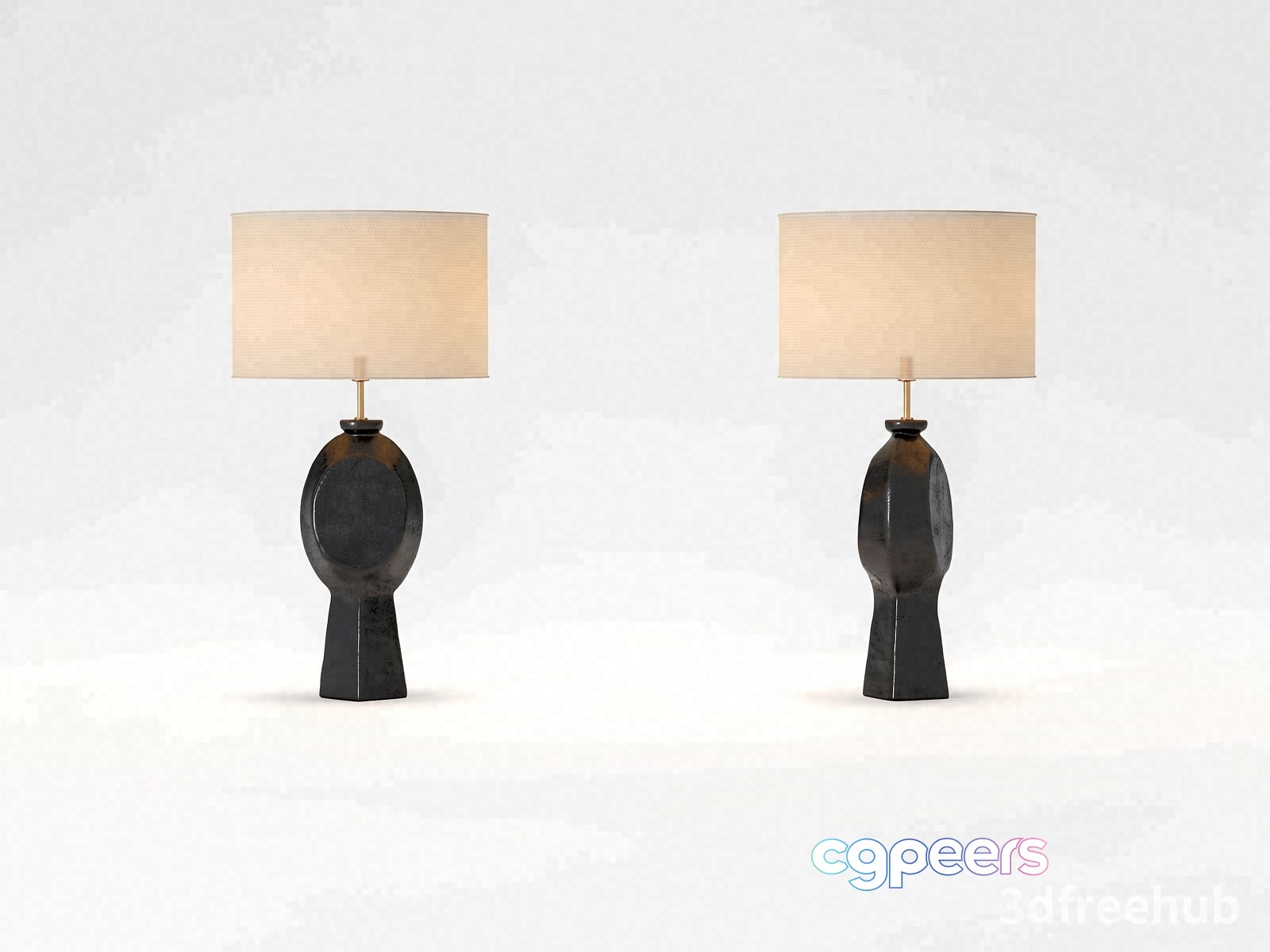Modern Table Lamps 3D Model - 23512 - VRAY Render