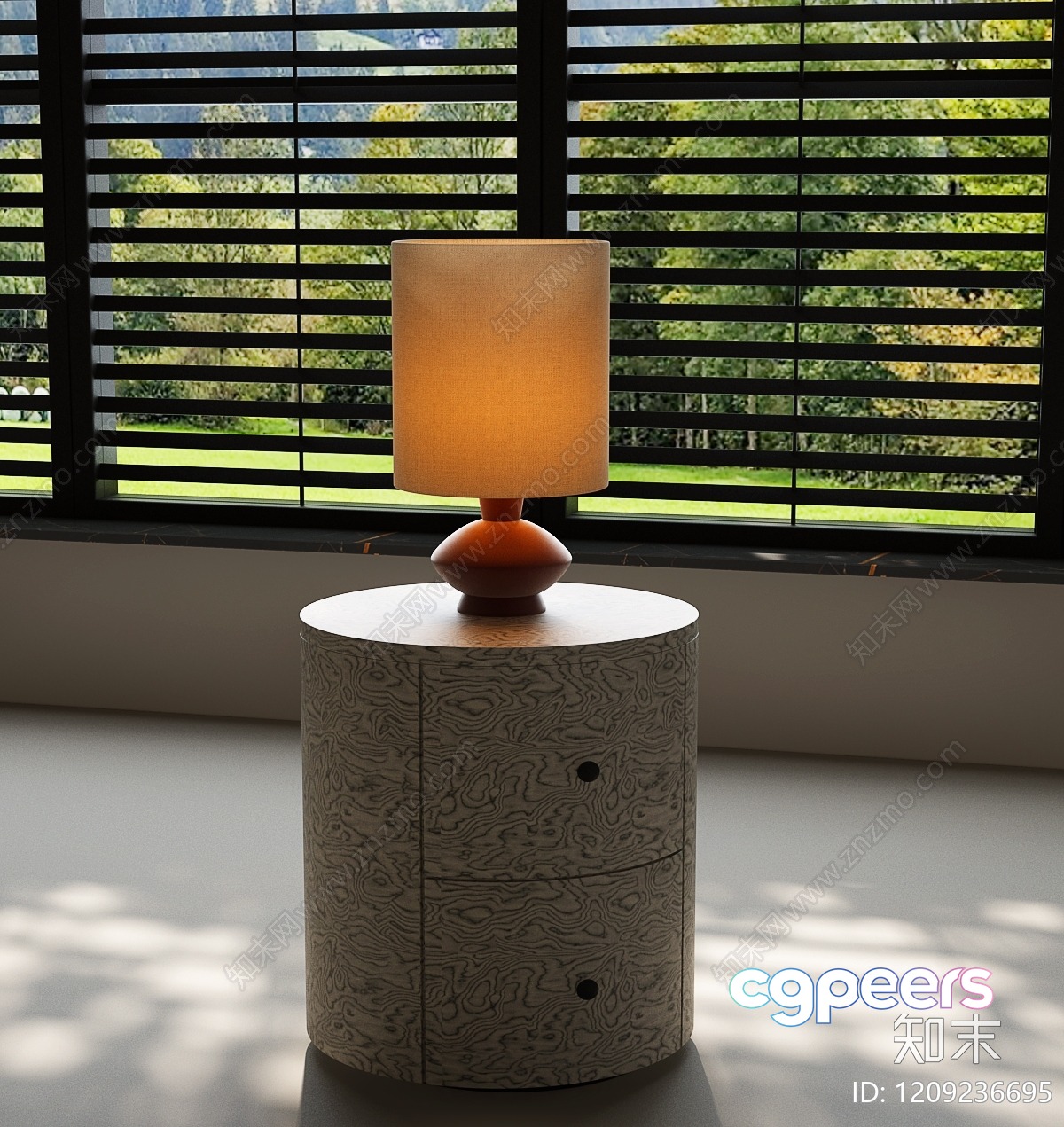 Modern Table Lamp 3D Model - 1784 - VRAY Render