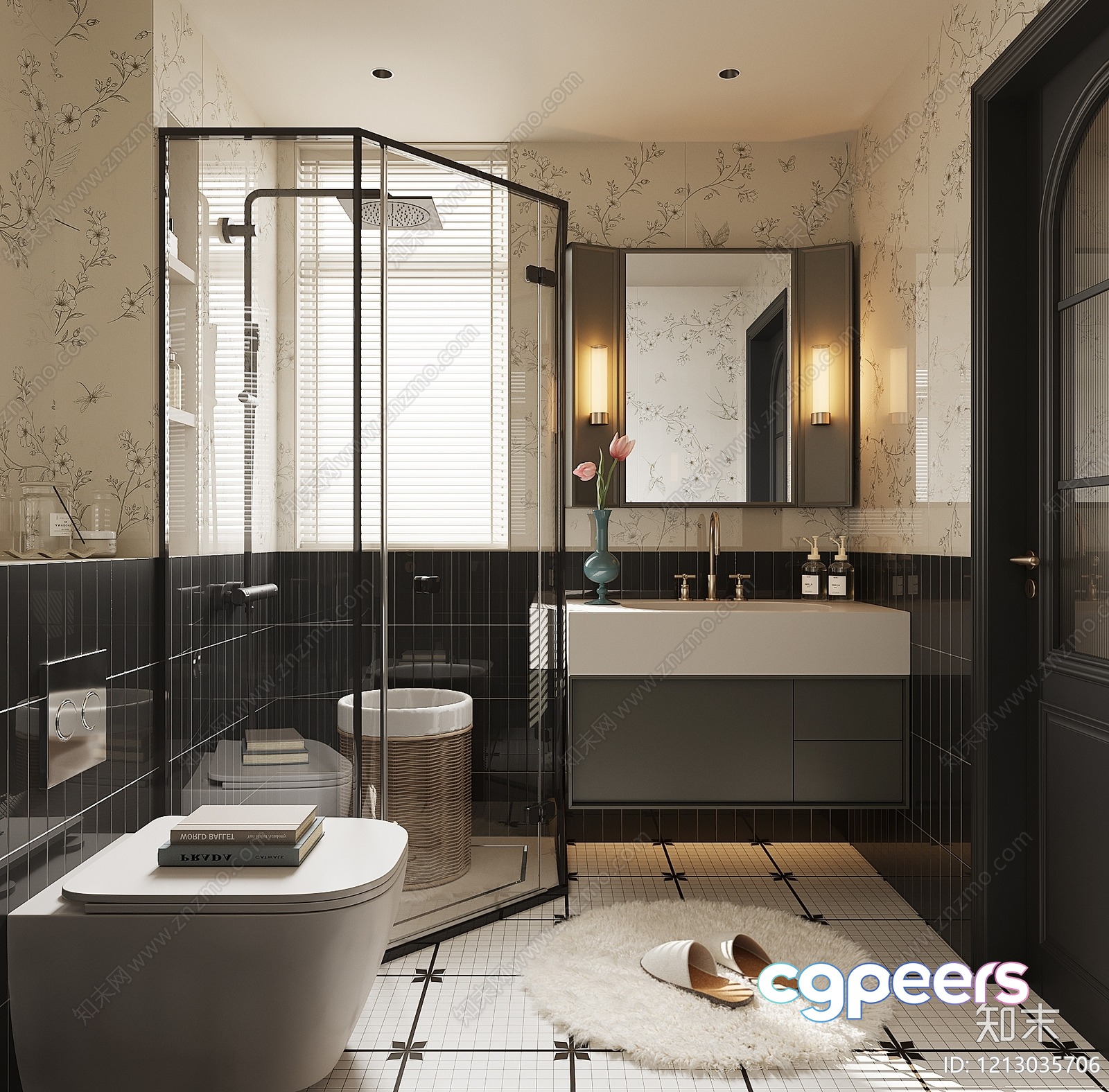 A Bathroom 3D Model - 2550 - VRAY Render A Bathroom 3D Model - 2550 - VRAY Render