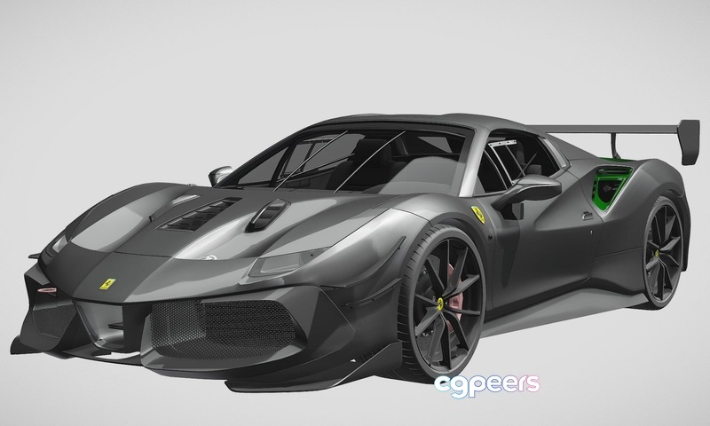 3D Game Assets - Feri Gtb 488 Evo Spider 3D Game Assets - Feri Gtb 488 Evo Spider