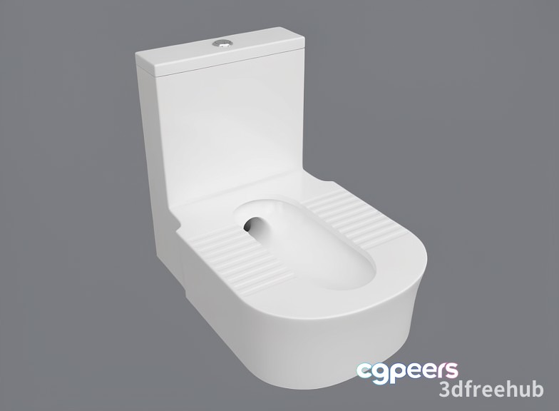 A White Toilet 3D Model - 9277 - VRAY Render A White Toilet 3D Model - 9277 - VRAY Render