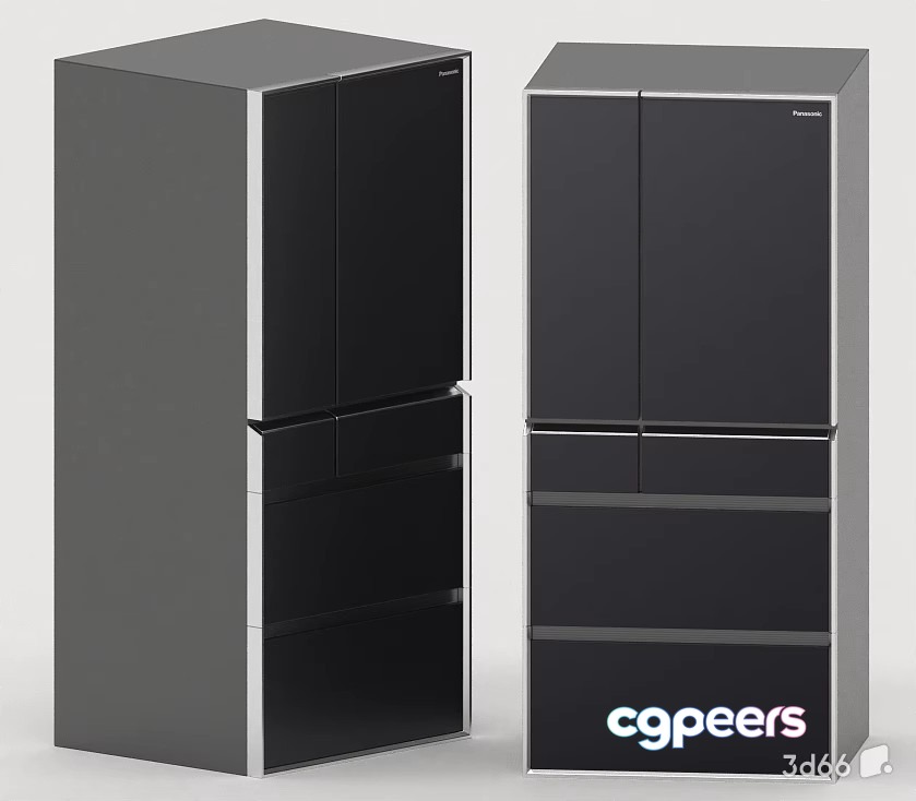 Modern Tall Cabinets 3D Model - 18608 - VRAY Render