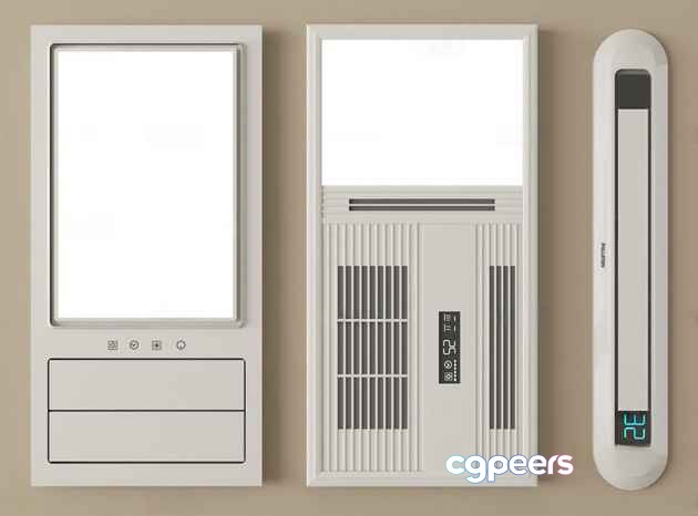 Modern Electronic Devices 3D Model - 6791 - VRAY Render