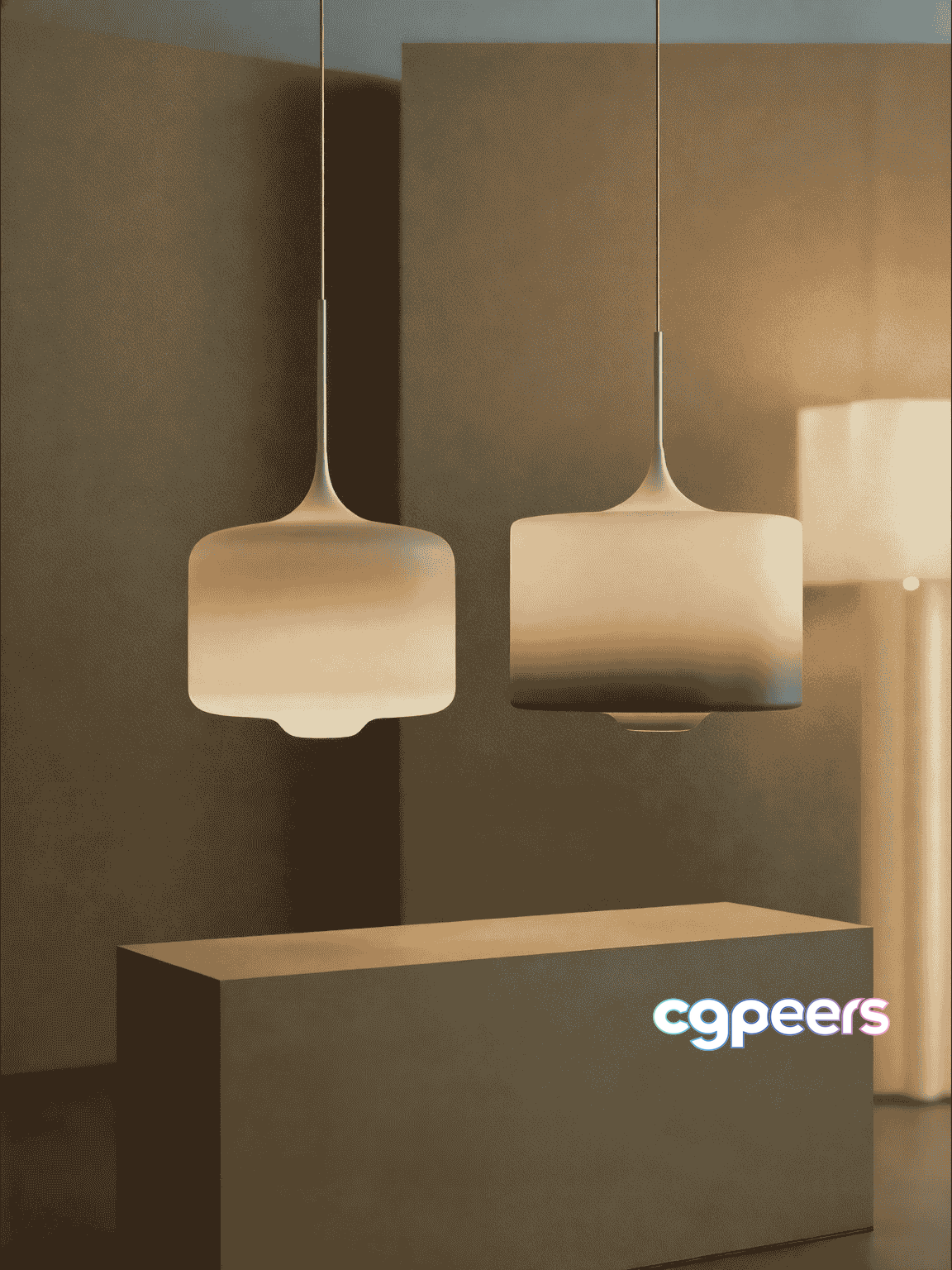 Modern Light Fixtures 3D Model - 18052 - VRAY Render