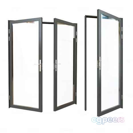 Glass Door 3D Model - 11757 - VRAY Render Glass Door 3D Model - 11757 - VRAY Render