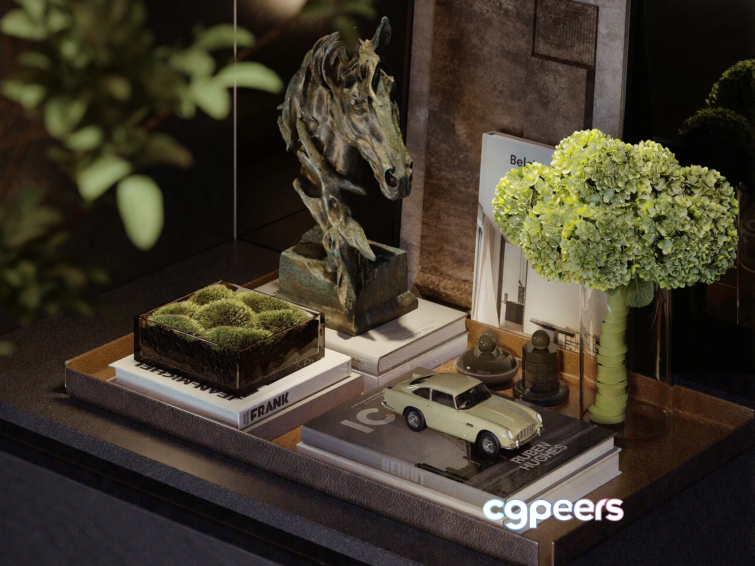 Modern Decorative Display 3D Model - 248 - CORONA Render Modern Decorative Display 3D Model - 248 - CORONA Render
