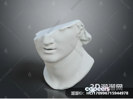 A 3D Printed Bust Of A Person'S Head 3D Model - 12054 - VRAY Render A 3D Printed Bust Of A Person'S Head 3D Model - 12054 - VRAY Render