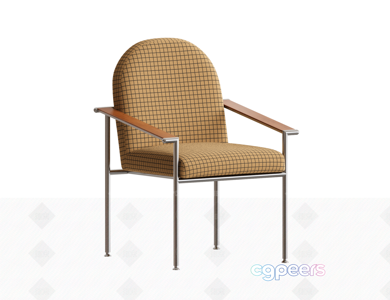 Modern Armchair 3D Model - 5957 - VRAY Render