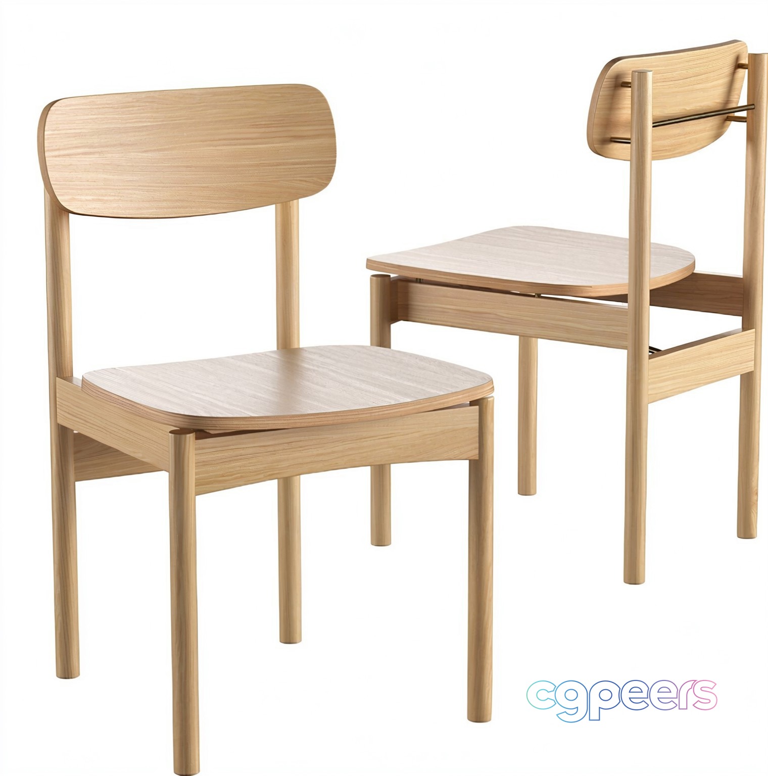 Wooden Dining Chairs 3D Model - 20912 - VRAY Render Wooden Dining Chairs 3D Model - 20912 - VRAY Render