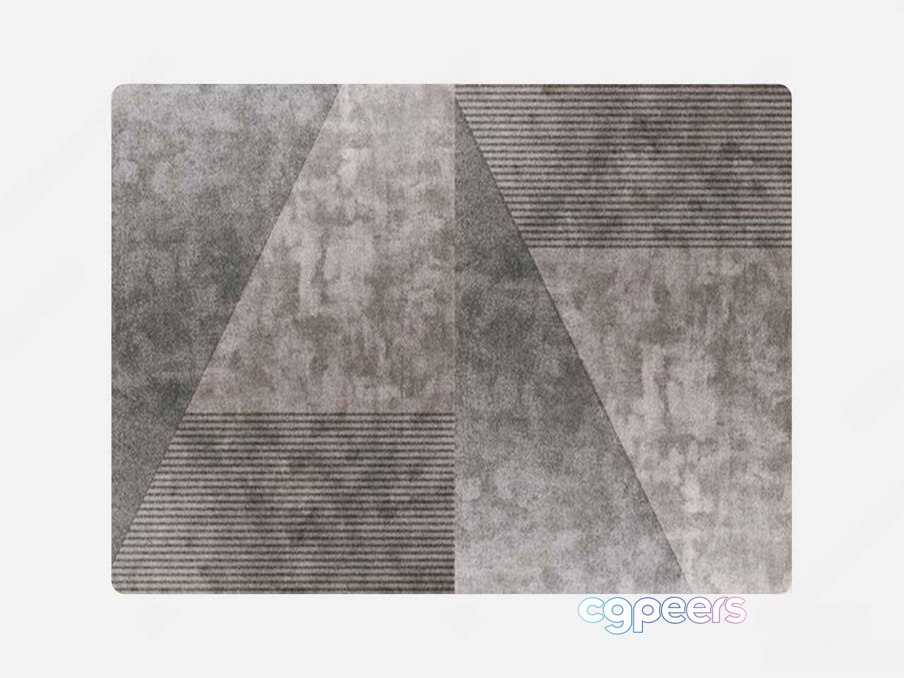 Modern Gray Patterned Rug 3D Model - 1329 - VRAY Render Modern Gray Patterned Rug 3D Model - 1329 - VRAY Render