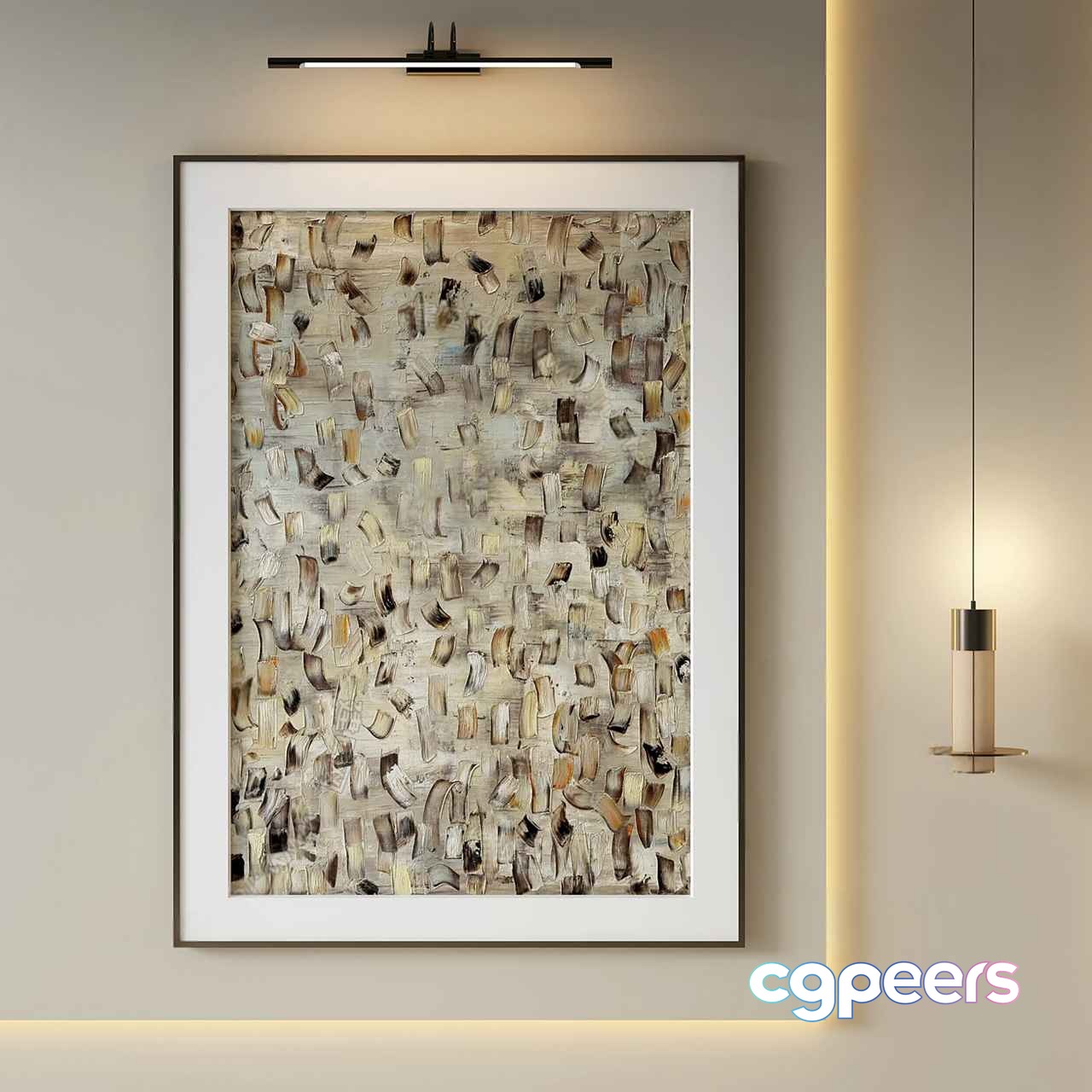 Modern Abstract Art 3D Model - 19781 - VRAY Render Modern Abstract Art 3D Model - 19781 - VRAY Render