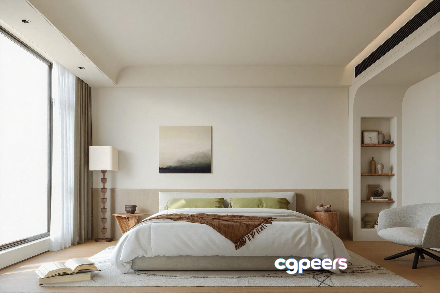 Cozy Bedroom 3D Model - 12547 - VRAY Render Cozy Bedroom 3D Model - 12547 - VRAY Render