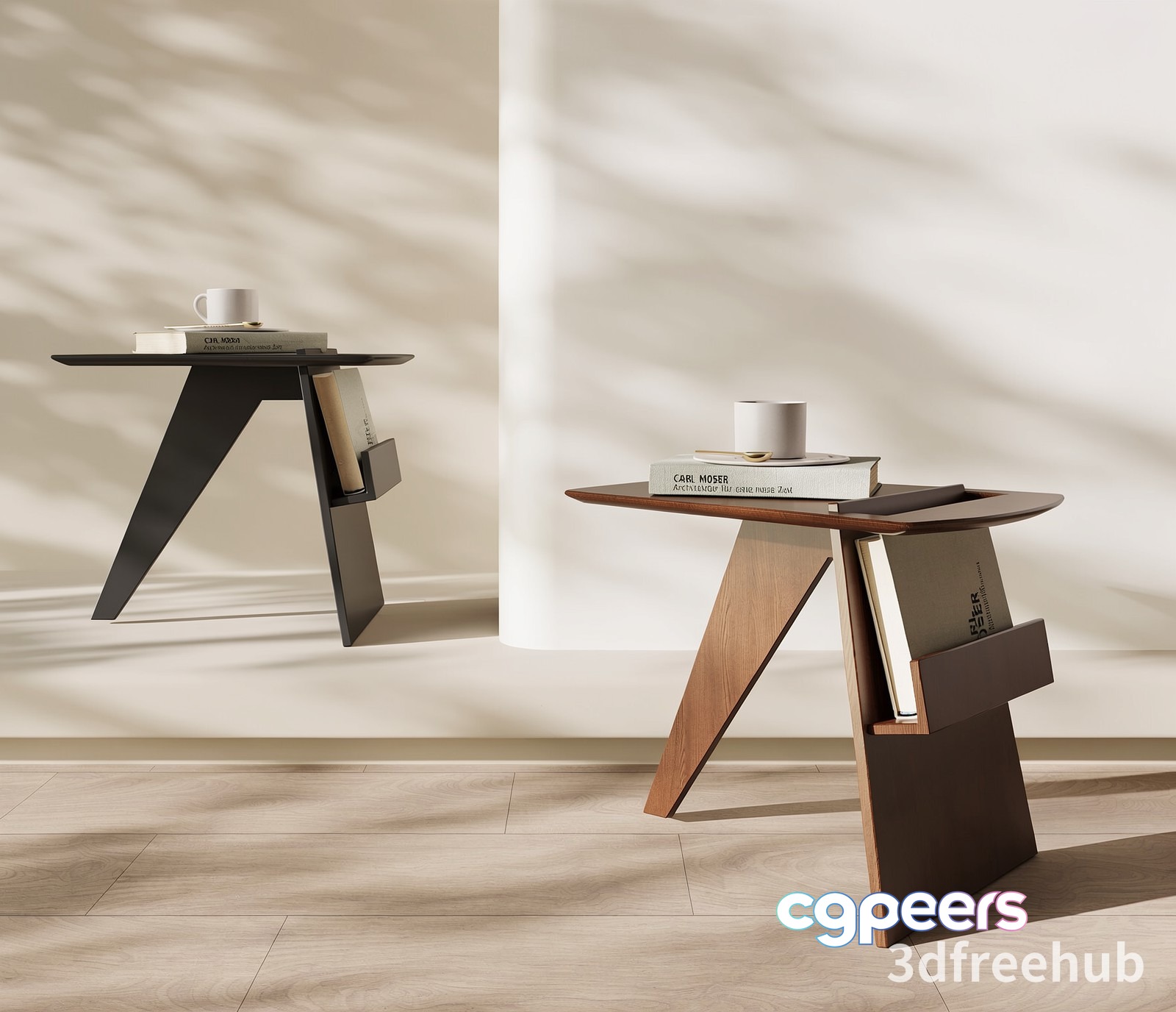 Modern Side Tables 3D Model - 19847 - VRAY Render