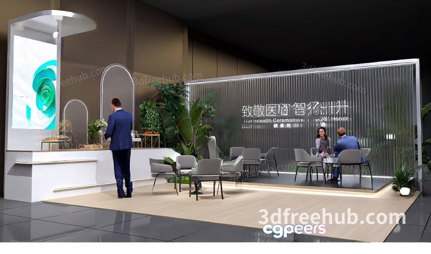 The Main Subject In This Image Is A Man Standing In Front Of A Table 3D Model - 21488 - VRAY Render The Main Subject In This Image Is A Man Standing In Front Of A Table 3D Model - 21488 - VRAY Render