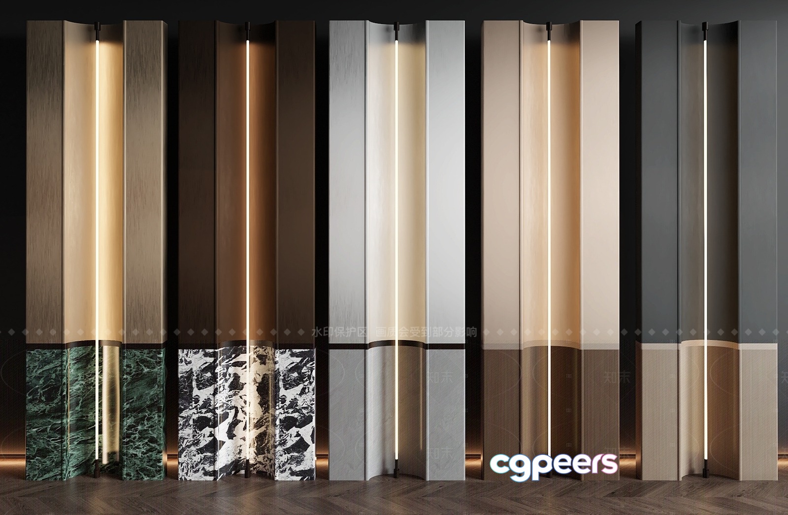 Modern Light Fixtures 3D Model - 5369 - VRAY Render Modern Light Fixtures 3D Model - 5369 - VRAY Render