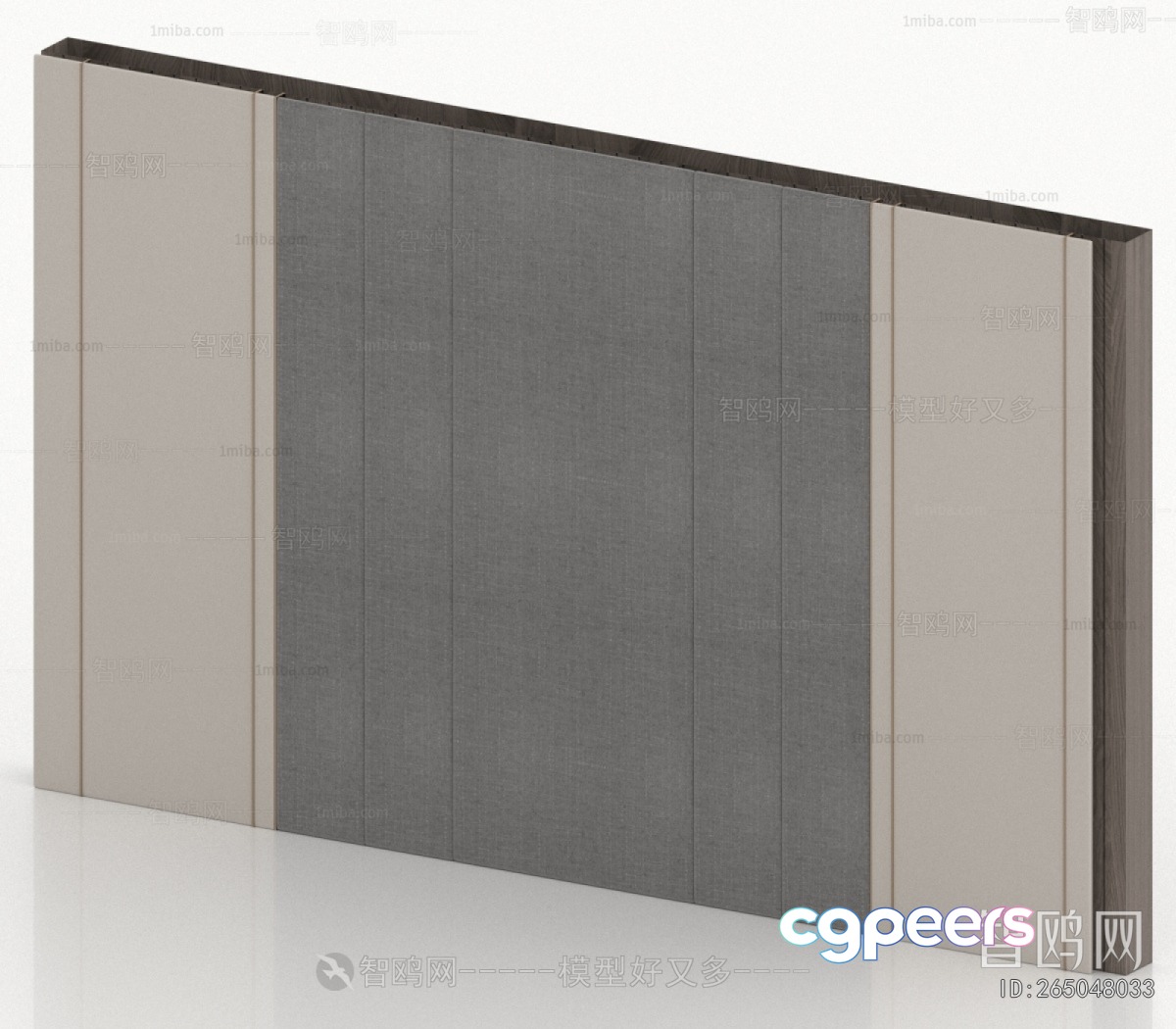 A Grey Book With A Grey Cover 3D Model - 14945 - VRAY Render