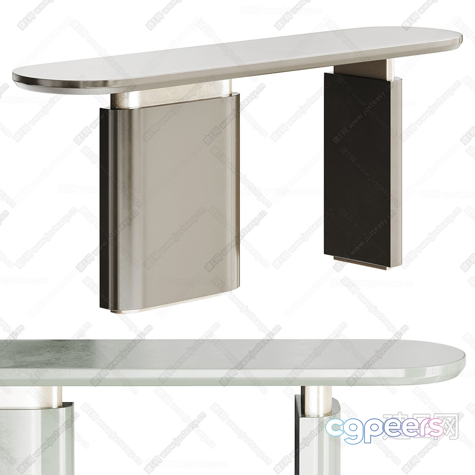 Modern Glass Table 3D Model - 14548 - CORONA Render
