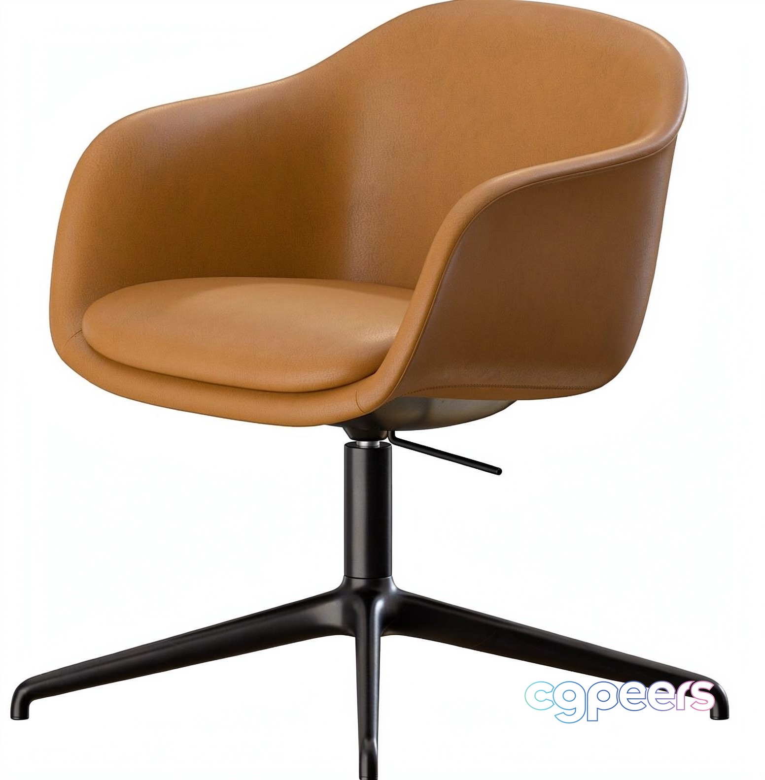 Brown Office Chair 3D Model - 22624 - VRAY Render